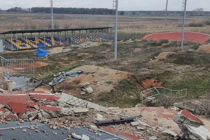 Sports facilities destroyed by Russian aggression