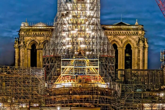 Notre-Dame de Paris after the fire