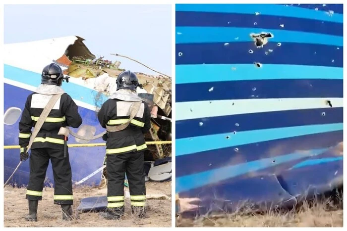 Air crash in Kazakhstan, strange holes