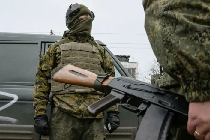 Occupants near localities in Donetsk region