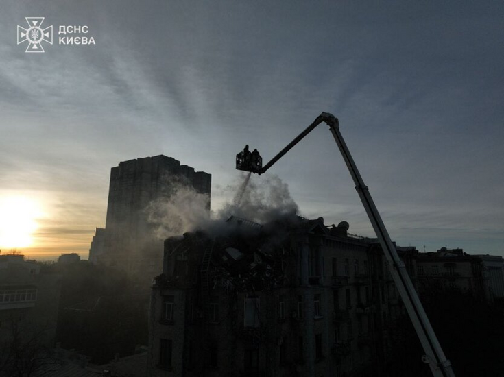 Destruction of Kyiv after the attack by Russia