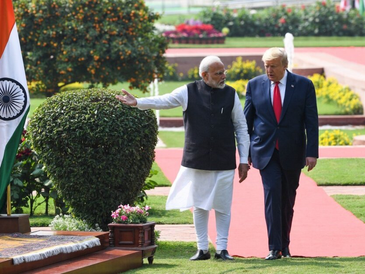 Trump and Modi meeting in March