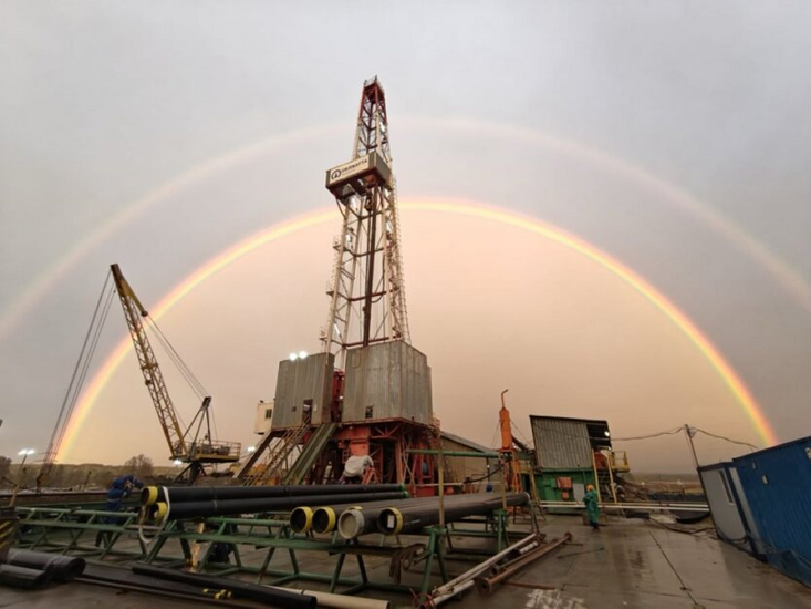 Successful drilling at Ukrnafta: new well