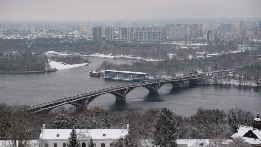 Морози та ожеледиця в Києві