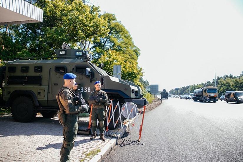 In Kiew werden Sicherheitsmaßnahmen verstärkt und zusätzliche Kontrollpunkte eingerichtet