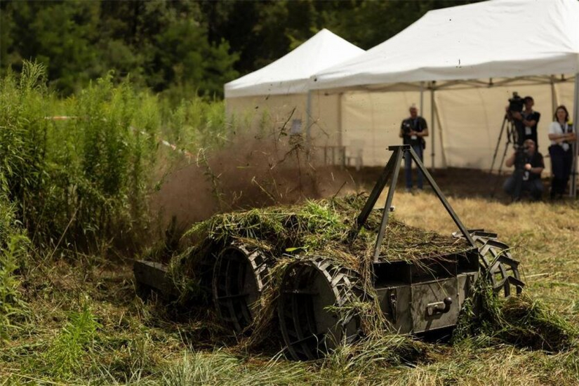 Demining equipment in Ukraine