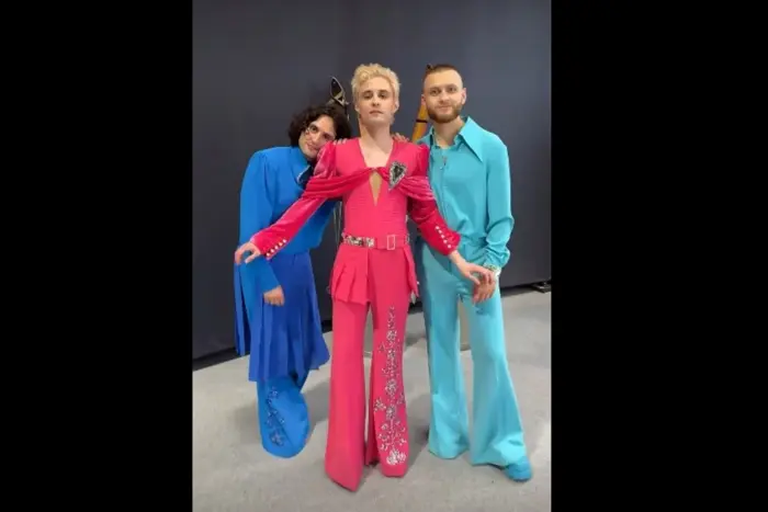 Image of bright costumes at Eurovision 2025