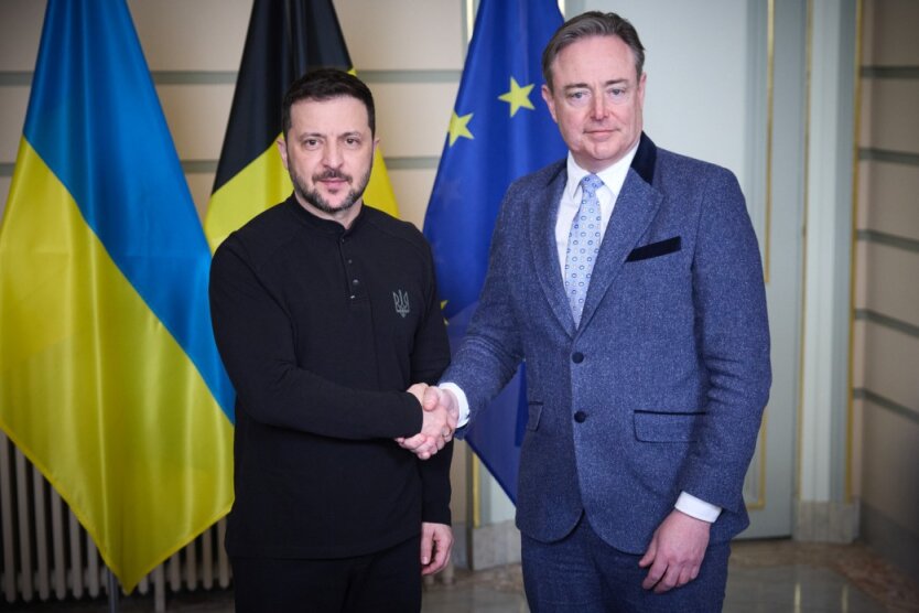 Zelensky's meeting with EU leadership and the Prime Minister of Belgium