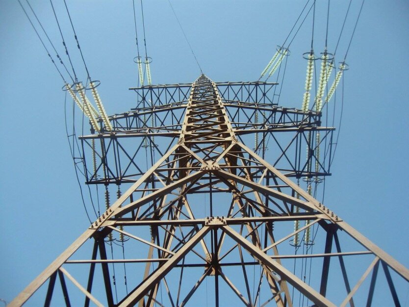 Image of electricity against the background of restrictions