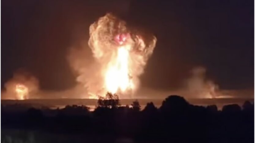 Explosions at the oil refinery in Krasnodar Krai