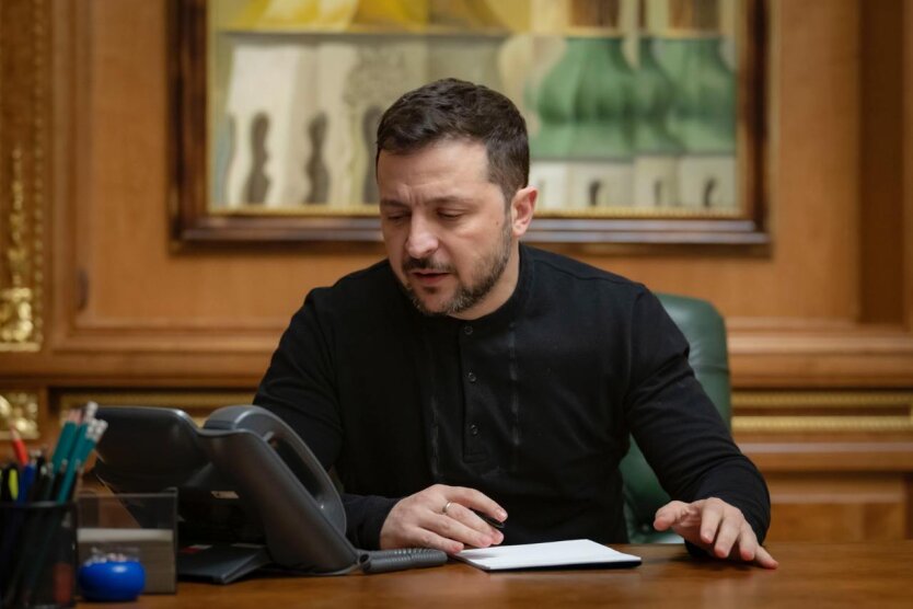 Zelensky in a live broadcast