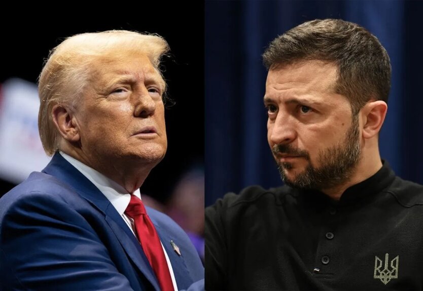 Image of Donald Trump and Volodymyr Zelensky